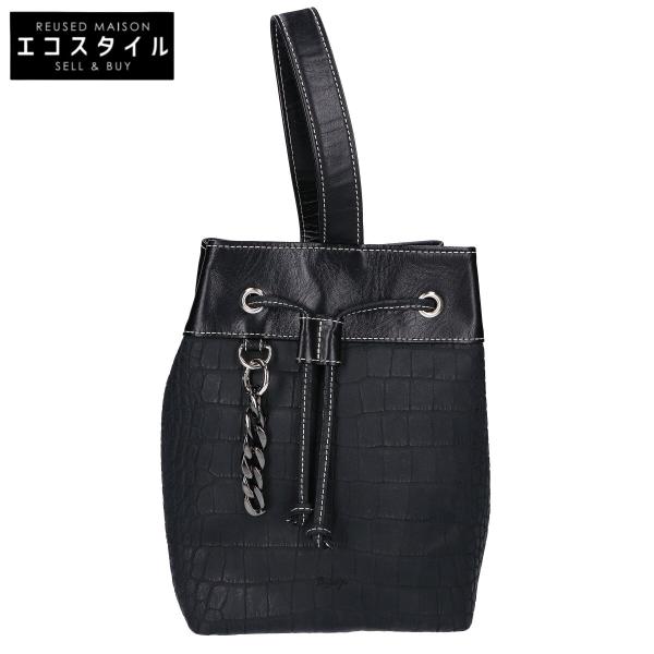 美品 BajoLugo バジョルゴ BG-1082504 ベロアクロコ型押しカーフ