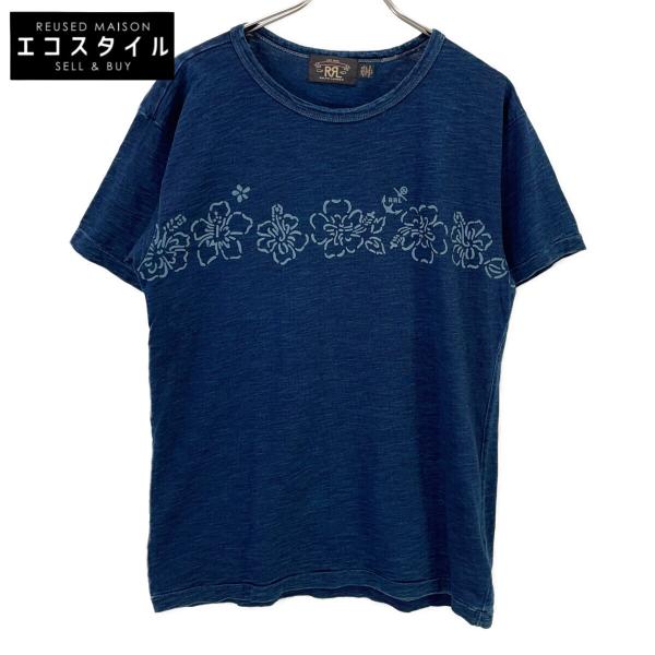 新品*RRL*日本製　US-RRLプリント　コットン RRL ダブルアールエル 782784835002 インディゴ コットン 本藍染め