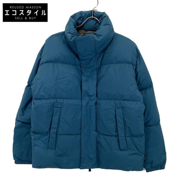HERNO ヘルノ PI00297UL 23年 ブルー ラミナー 2レイヤーゴアテックススタンドカラーダウンブルゾン 44 HERNO（ヘルノ） PI00297UL 23年 ブルー ラミナー 2レイヤーゴアテック