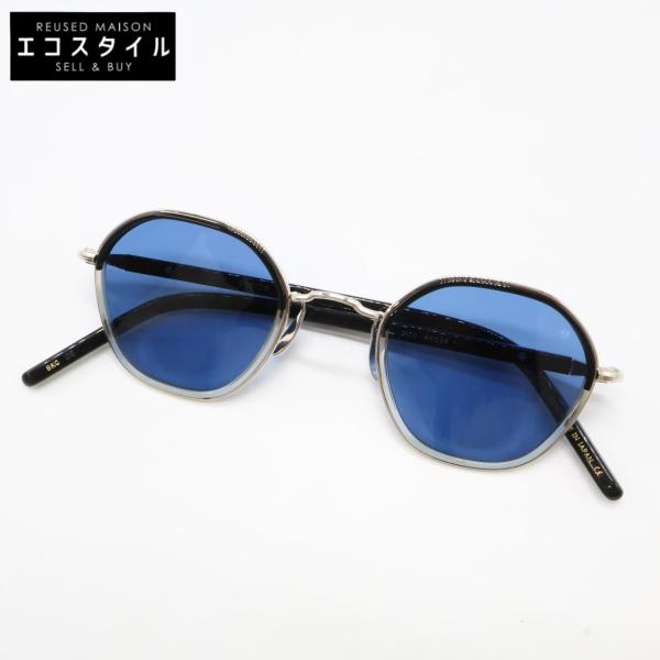 美品 ayame アヤメ HEX BKC ヘックス ヘキサゴンシェイプ サングラス