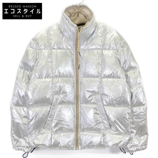 DIESEL（ディーゼル） A03145 シルバー 襟切り替え ジップアップ