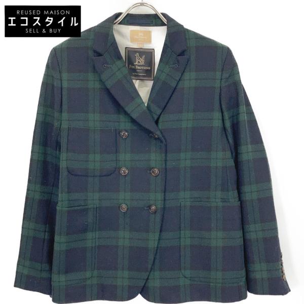 JENNE 最新 ダークグリーン チェック柄 ジャケット新品タグ付き通常半額以下 1368334535.jpeg?1634209631