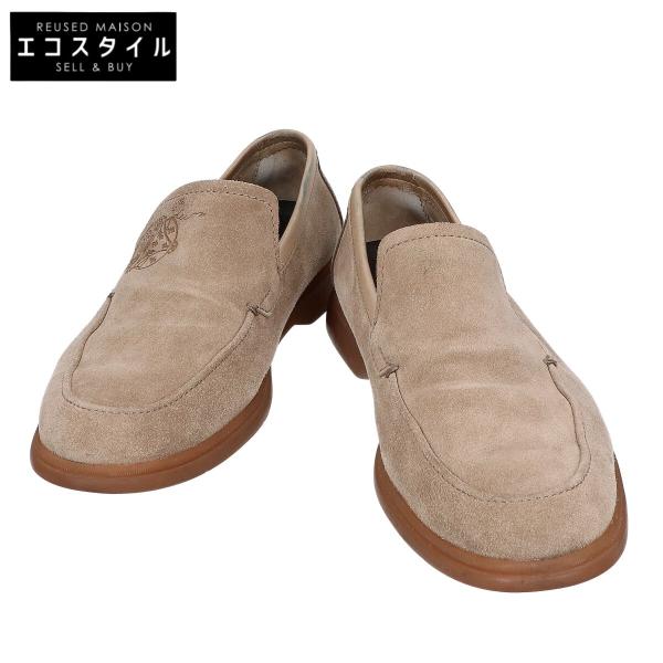 berluti ベルルッティ  スエード カリグラフィー スクリプト ローファー スニーカー シューズ メンズ ベージュ 7 7 BERLUTI ベルルッティ スエード カリグラフィー スクリプト ローファー