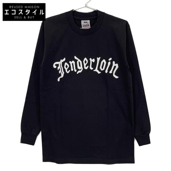 Tenderloin 長袖カットソー L ホワイト TENDERLOIN（テンダーロイン） 22SS ブラック×ホワイト コットン