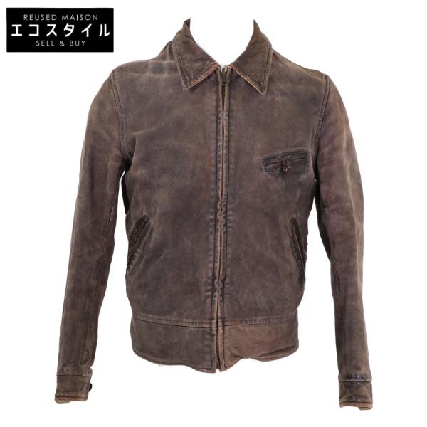 LVC レザー バイカー ジャケット M イタリア製 Levi's（リーバイス） LEVI'S LVC/VINTAGE CLOTHING イタリア製 1940's