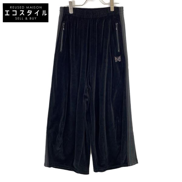 needles ニードルズ  BEAMS BOY別注 RW1561 ﾌﾞﾗｯｸ ﾊﾟﾋﾟﾖﾝ刺繍 ﾍﾞﾛｱﾋｻﾞﾃﾞﾙﾊﾟﾝﾂ/Velour H.D Pants 表記無し wine-king_7765400000129741