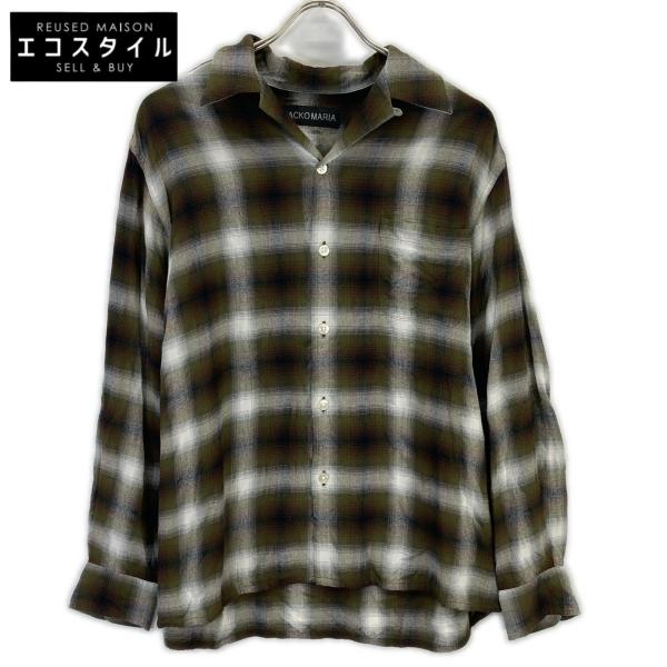 WACKO MARIA（ワコマリア） 25FW-WMS-OC05 カーキ×ホワイト OMBRE