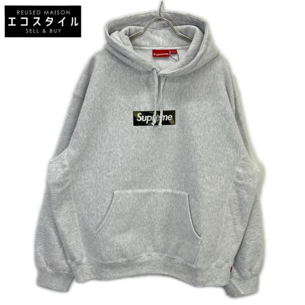 Supreme（シュプリーム） 23AW アッシュグレー Box Logo Hooded