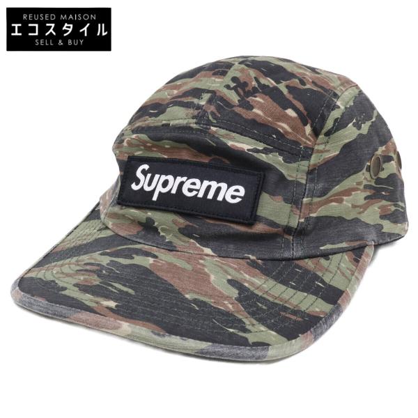 Supreme（シュプリーム） 美品 SS24 Military Camp Cap Olive Tiger