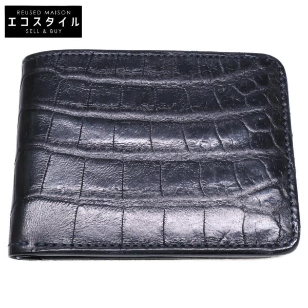 新品　未使用　完売品　WILDSWANS WINGS 二つ折り　札入れ　黒 WILD SWANS（ワイルドスワンズ）WINGS（ウイングス）2つ折りウォレット