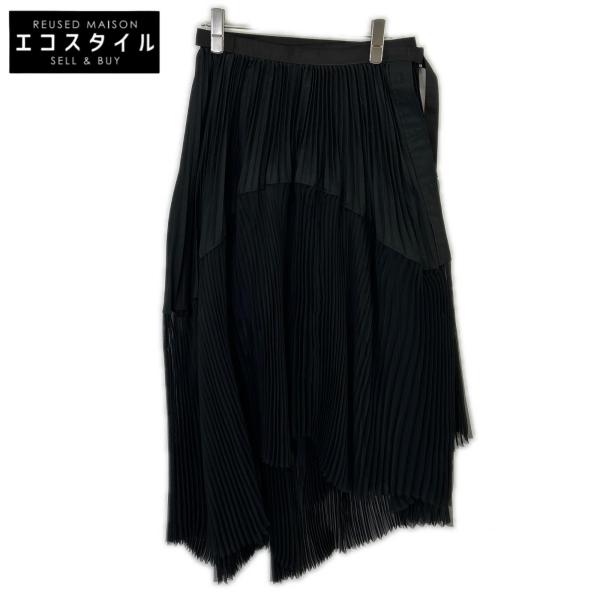 sacai（サカイ） 20-04888 アシメントリー プリーツ フレア スカート 1