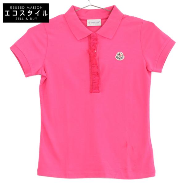 【極美品】モンクレール　MONCLER　ポロシャツ　半袖　ピンク　size L MONCLER（モンクレール） MAGLIA POLO MANICA CORTA 半袖ポロシャツ 10