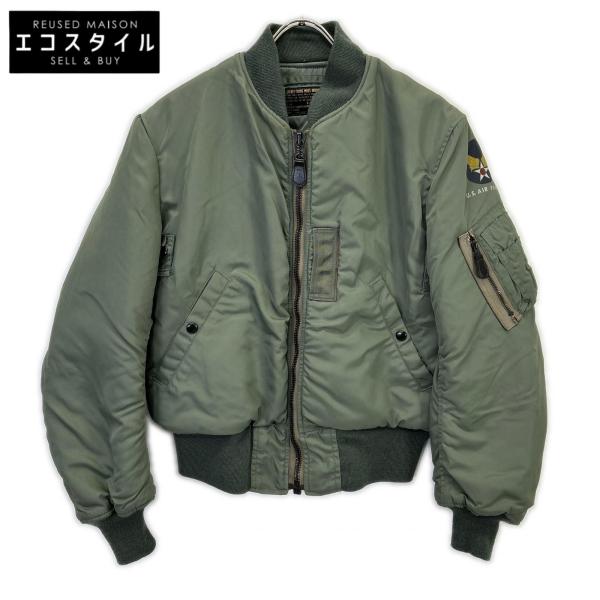 【美品】THE REAL McCOY'S リアルマッコイズ MA1 カーキ XS wine-king_7765400000134002