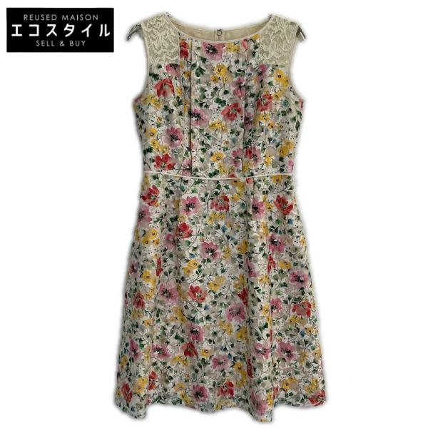 TOCCA（トッカ） ホワイト×ピンク マルチカラー STAR FIRE ドレス
