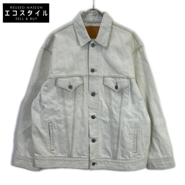 GOLD ゴールド GL14812H ホワイト 14oz. DENIM TRUCKER JACKET AGED MODEL 36 GOLD ゴールド GL14812H ホワイト 14oz. DENIM TRUCKER JACKET AGED