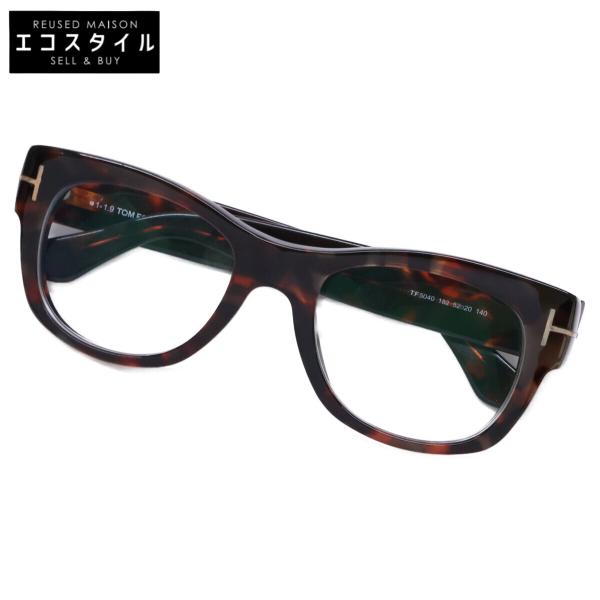 TOM FORD トムフォード TF5040 デミ柄 ウェリントン アジアンフィット アイウェア 52□20 TOM FORD トムフォード TF5040 デミ柄 ウェリントン アジアンフィット