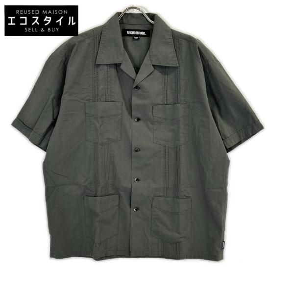 NEIGHBORHOOD（ネイバーフッド） 251AQNH-SHM05 25SS カーキ GUAYABERA