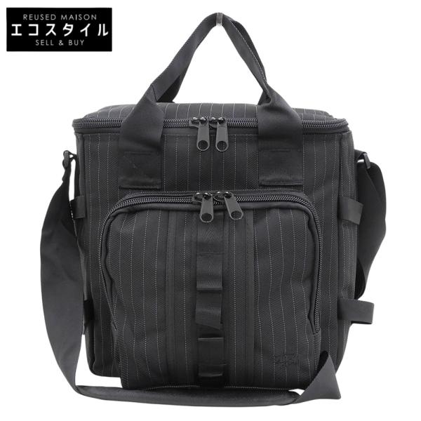 Stussy レコードバッグ STUSSY（ステューシー） 美品 ストライプ レコード バッグ ショルダー