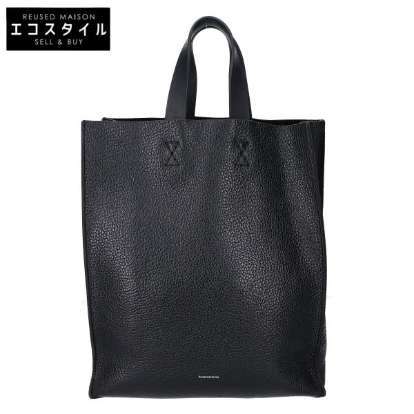 【極美品】エンダースキーマ Paper Bag Big トートバッグ 黒 レザー 美品/ Hender Scheme エンダースキーマ paper bag big カウレザー