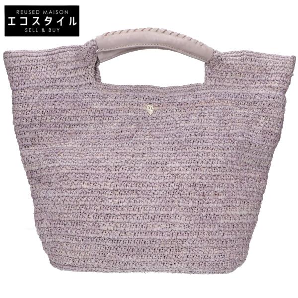 新品　ヘレンカミンスキー ラフィア トートバッグ グレー　PETANI カゴ Helen Kaminski（ヘレンカミンスキー） PETANI S ラフィア かごバッグ