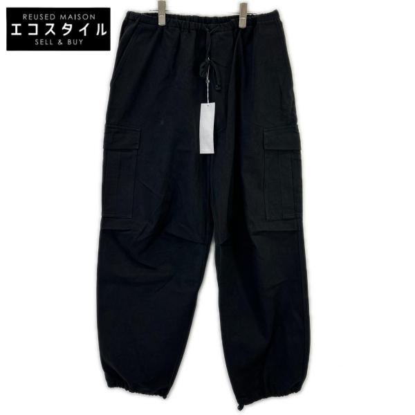 COMOLI コモリ 25SS B01-03014 ブラックドリル コットン100 6Pパンツ