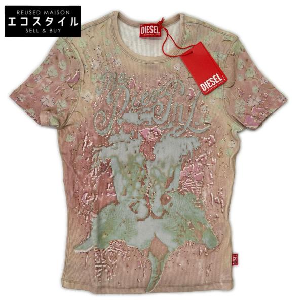 DIESEL（ディーゼル） 26SS A23538 T-BRIL リブストレッチジャージー 