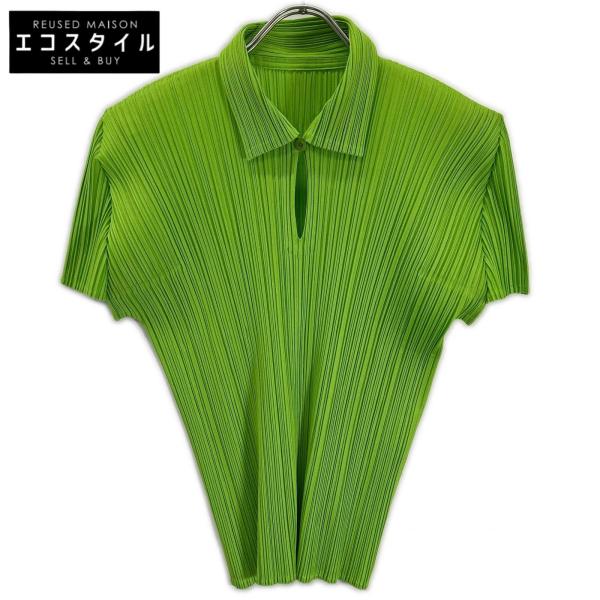 PLEATS PLEASE（プリーツ プリーズ） 美品/ PP61-JK208 ライトグリーン