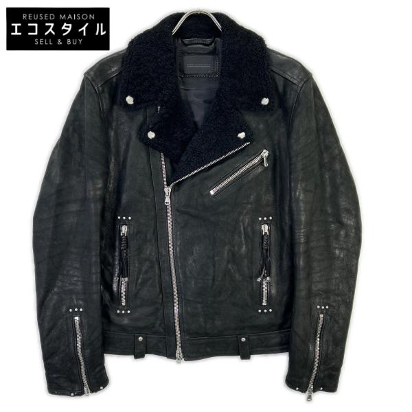 DIESEL BlackGold ディーゼルブラックゴールド ブラック シープスキン