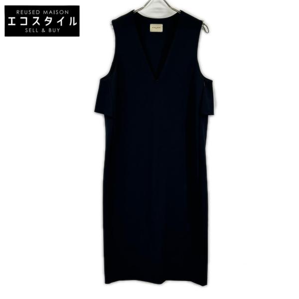 UNITED ARROWS ユナイテッドアローズ 1526-199-3688 ネイビー ノースリーブワンピース ネイビー ワンピース ポリエステル レディース 中古