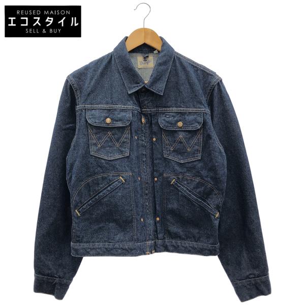 90s　ヴィンテージ　ラングラー　24MJZ　デニムGジャン　/L　インディゴ Wrangler（ラングラー） WM9164 インディゴ ARCHIVE 24MJZ JACKET 1964