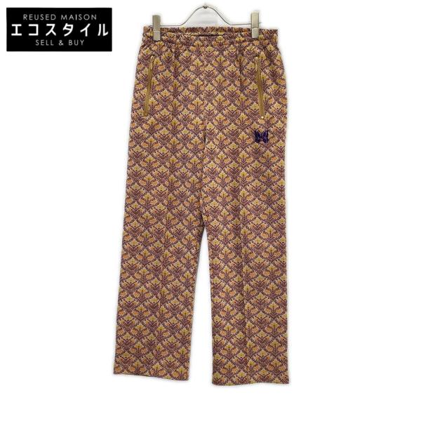 needles ニードルズ MR283 ベージュ ポリエステル パピヨン刺繍 アラベスクジャガード TRACK PANT - POLY JQ ベージュ XS ボトムス ポリエステル メンズ 中古