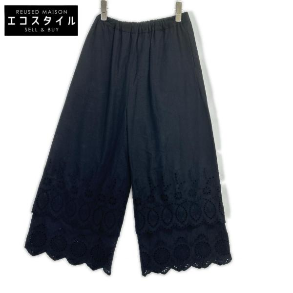 SINME コットン レース パンツ ブラック M ショート シンメ SINME シンメ SS14-17 ブラック M-short コットンレースパンツ