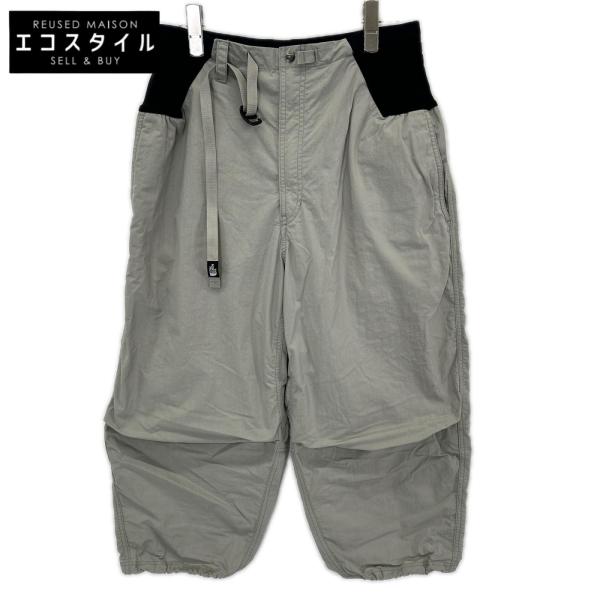 THE NORTH FACE ノースフェイス 25年製 NB82561 ベージュ×ブラック ジップフライ エンライドパンツ グレー L ボトムス ナイロン メンズ 中古