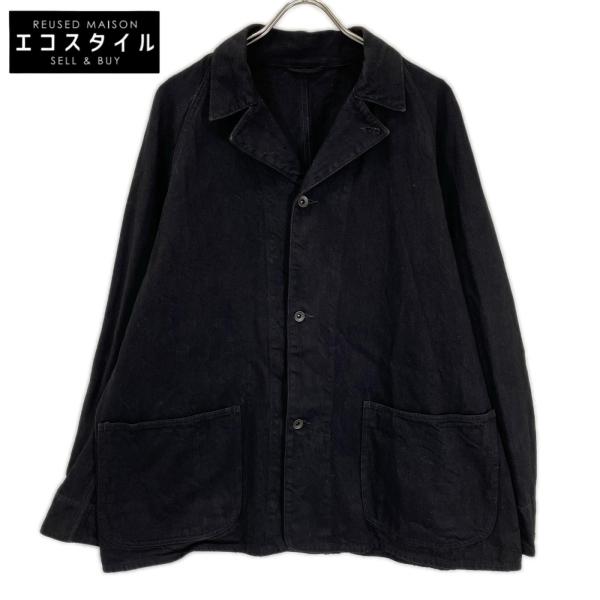 COMOLI 25SS デニムジャケット サイズ3 B01-01001 ブラック COMOLI（コモリ） 25SS B01-01002 ブラック デニム ワークジャケット