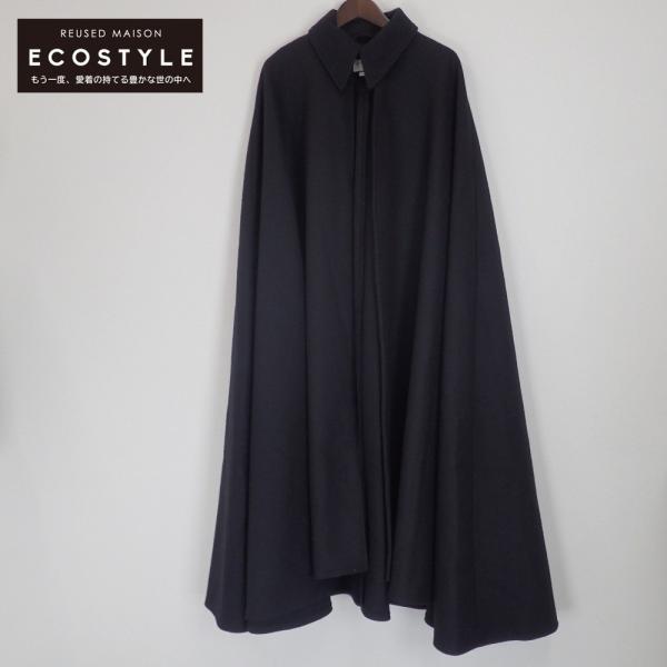 GUCCI 国内正規/美品/ グッチ 538278 ウール マントコート 44 ブラック