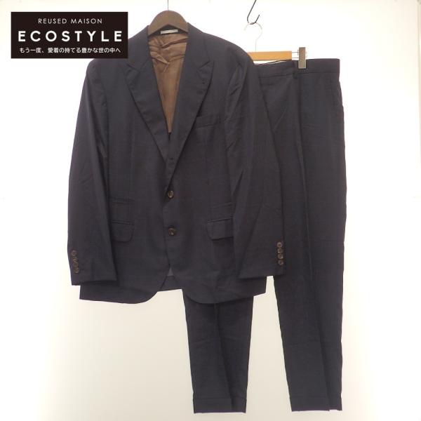 美品/ Brunello Cucinelli ブルネロクチネリ ウィンドペーン シルク混