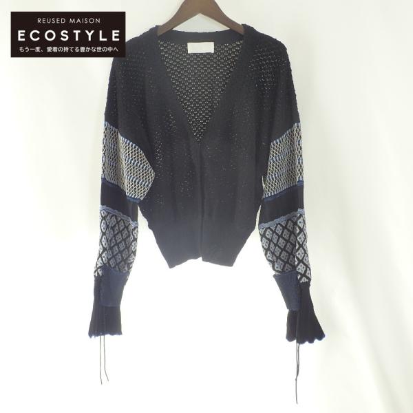 美品 Mame Kurogouchi マメクロゴウチ MM19AW-KN721 Volume Sleeve  