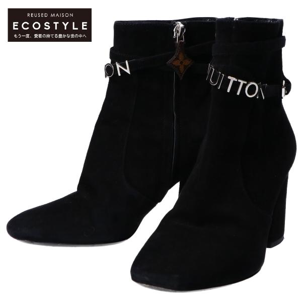 極美品　ヴィトン　LV コールバックライン ショートブーツ スエード 日本限定 極美品 ヴィトン LV コールバックライン ショートブーツ