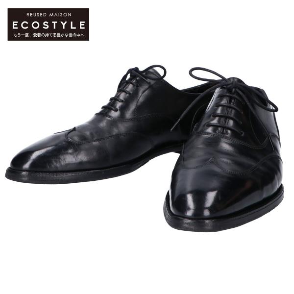 John Lobb ウィングチップ ブラック7.5 JOHN LOBB ジョンロブ WARWICK ウォーウィック 7000ラスト