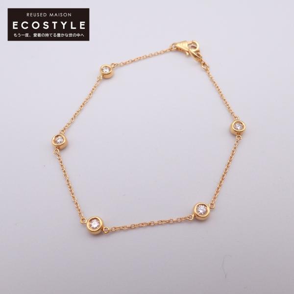 Ponte Vecchio（ポンテヴェキオ） K18YG 0.22ct 5Pダイヤモンド 