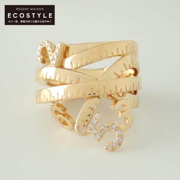 Ponte Vecchio 新品同様/ ポンテヴェキオ K18YG 0.12ctダイヤモンド