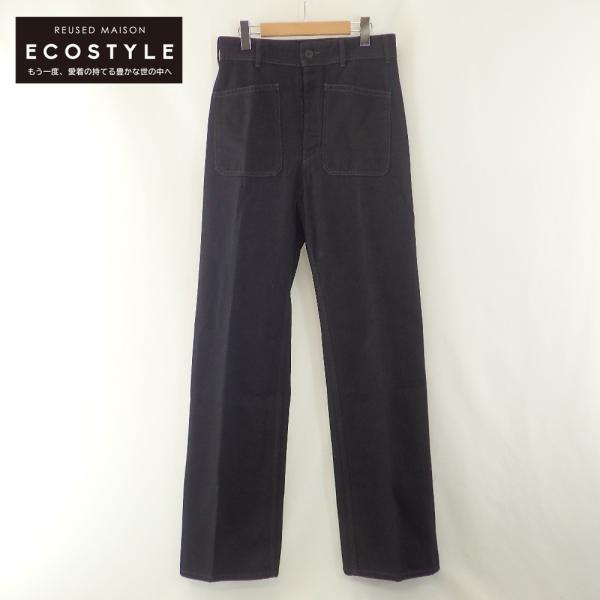 【美品】LEMAIRE ルメール タック パンツ 48 名作 ブラック wine-king_7777100000100284
