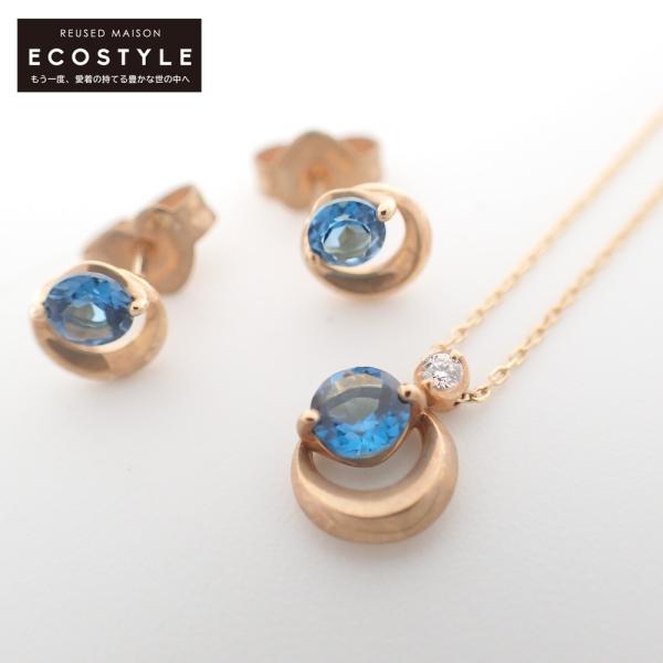 STAR JEWELRY スタージュエリー K10 BTP MOON ブルートパーズ
