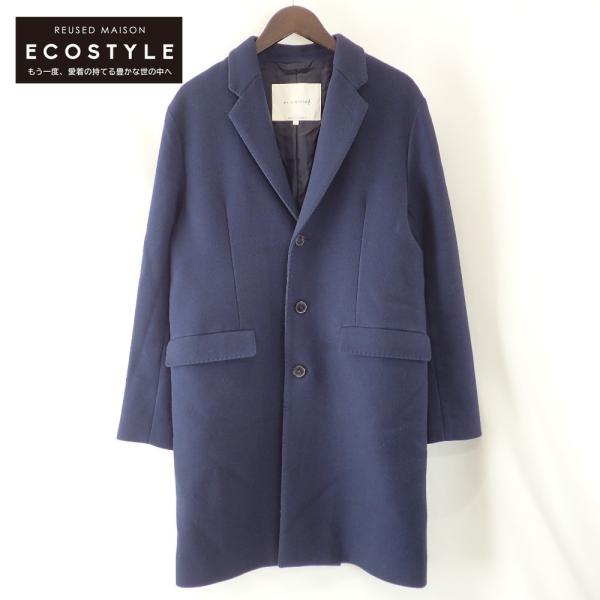 美品✨マッキントッシュ ストームシステム チェスターコート ネイビー 34 wine-king_7777100000110485