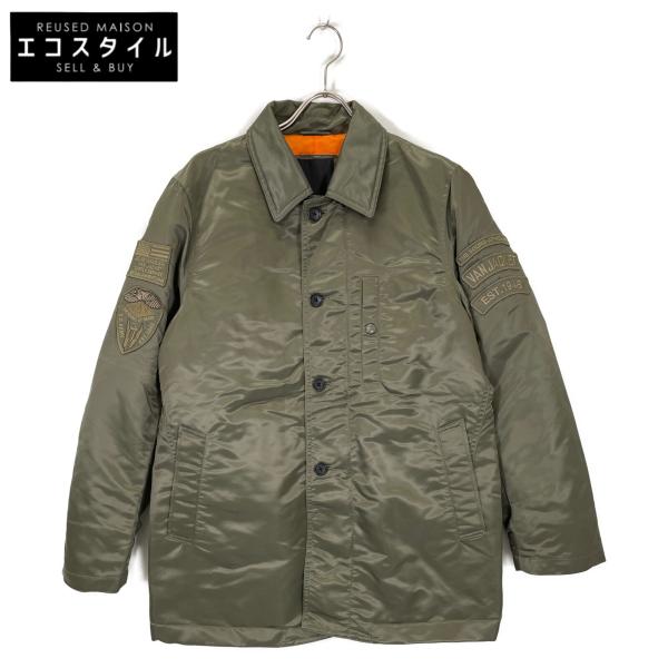 VAN JACKET ヴァンジャケット KC-86501 カーキ ナイロン フライト