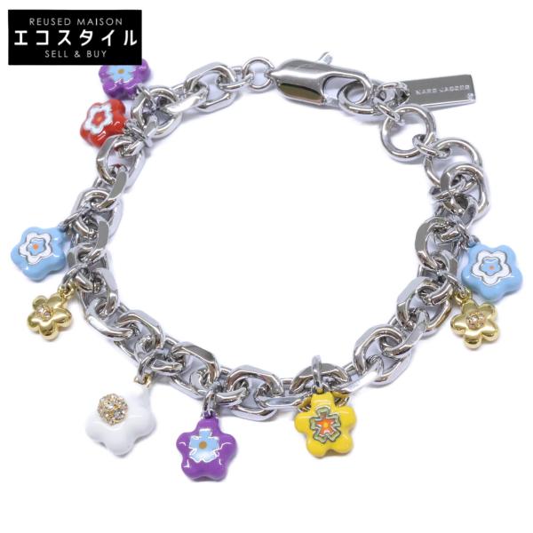 美品 MARC JACOBS マーク ジェイコブス 2P5JBR001J45-098 THE WILD DAISY CHARM BRACELET ワイルド デイジー チャーム ブレスレット