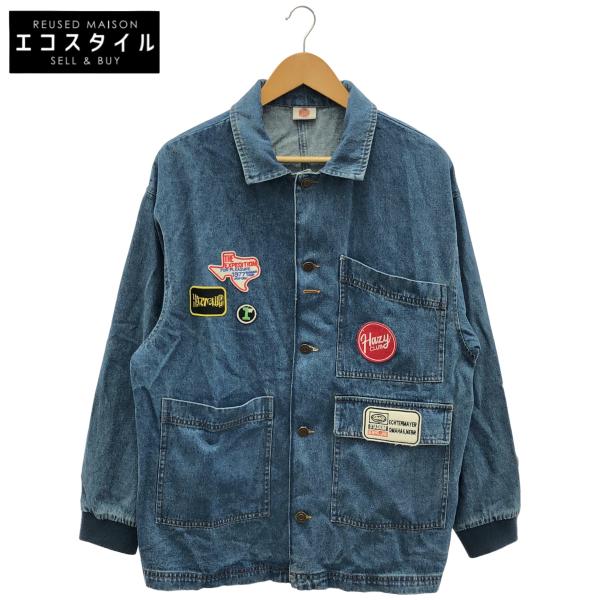 niko and... ニコアンド インディゴ ワッペン デニムジャケット ボトムス レディース 中古