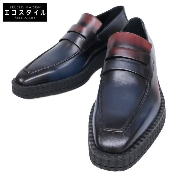 新品同様/ berlutiベルルッティ S4752-001 ANDY DEMESURE NEW WAVE