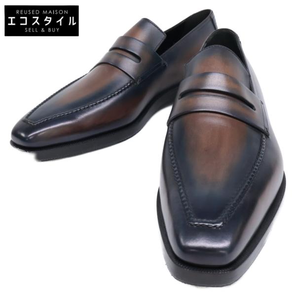 新品同様/ berluti ベルルッティ ANDY パティーヌ コインローファー