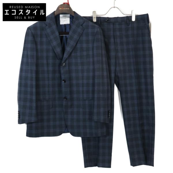 Kiton キートン キトン セットアップ スーツ ネイビー 紺 46 M程 Kiton
